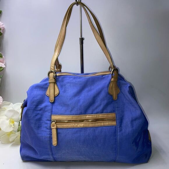 Banana Republic Handbags - Banana Republic Canvas Travel Tote Blue Large